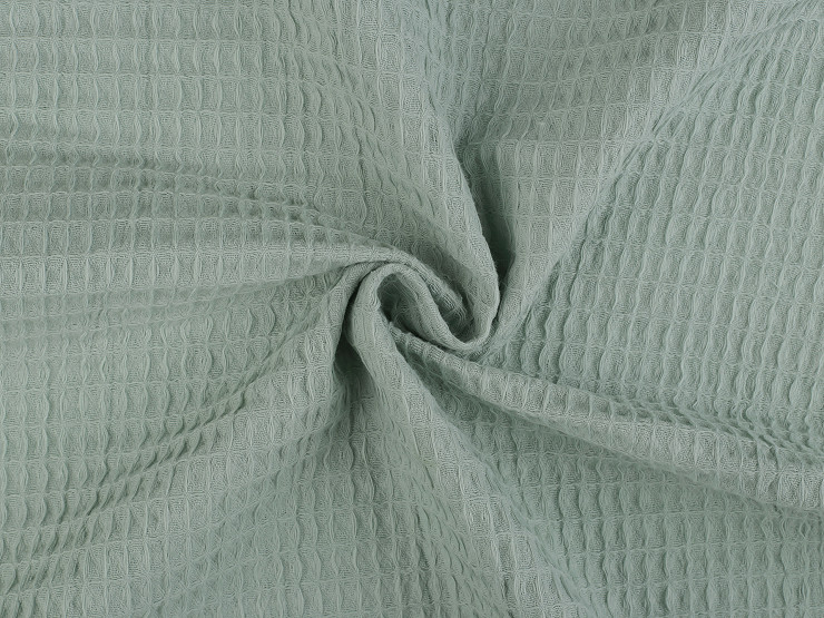 Tissu en coton gaufré