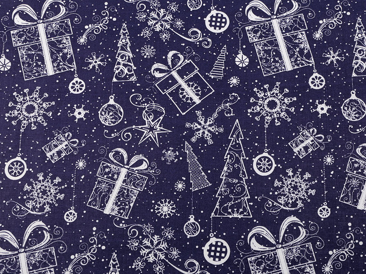 Tessuto / tela di cotone, motivo: natalizio 