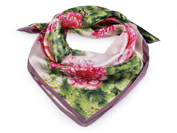 Satin scarf 55x55 cm
