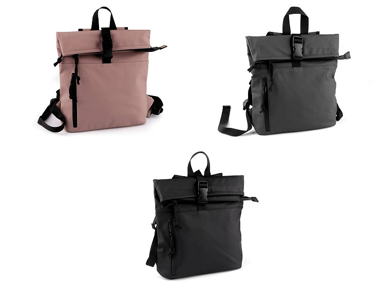 Zaino piccolo, con ruote, impermeabile, dimensioni: 31 x 31 cm