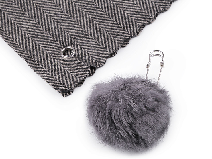 Écharpe D'Hiver Faux Cachemire Avec Pompons - Motif Famille De Loups - Taille 196 X 68 Cm - Douce Et Chaude - Style Bohème