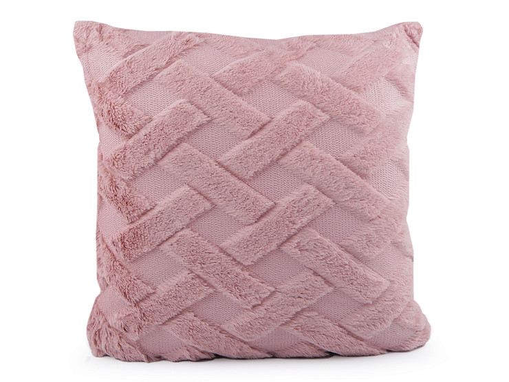 Plush pillow cover 45x45 cm