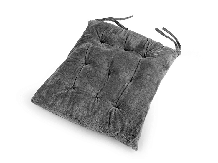 Poduszka na krzesło 40x40 cm aksamitna 