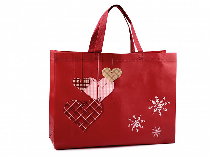 Gift Bag made of non-woven fabric, Christmas 32x42 cm