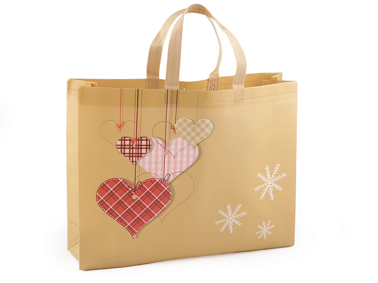 Gift Bag made of non-woven fabric, Christmas 32x42 cm