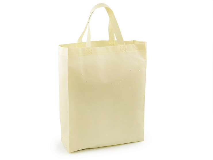 Bolsa de compra tipo tote reutilizable fabricada en tejido no tejido, 30x37 cm
