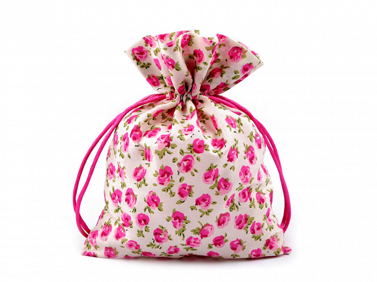 Sacchetto regalo rosa, dimensioni: 13 x 18 cm