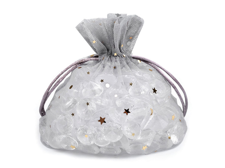 Tulle Gift Bag, Star 13x18 cm