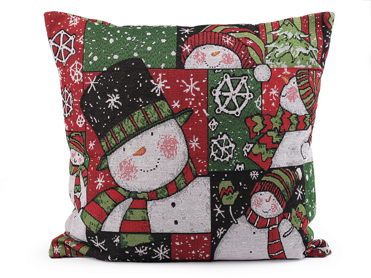 Cuscino / fodera per cuscino con arazzo natalizio, motivo per bambini, dimensioni: 45 x 45 cm