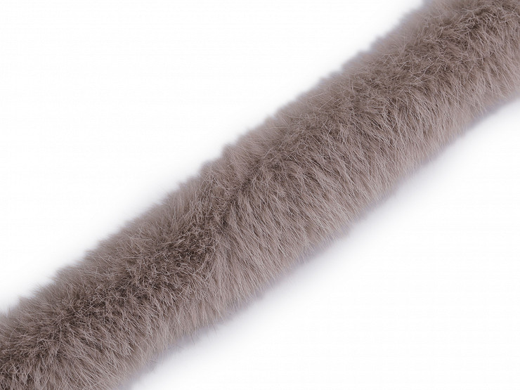 Abbigliamento / Bordo decorativo in pelliccia, larghezza: 3 cm