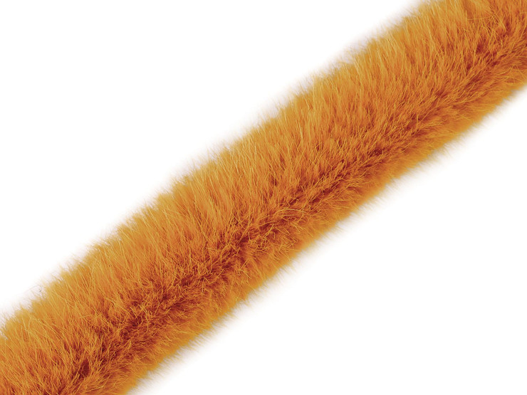 Clothing / Decorative Fur Trim to sew-on, round, width 3 cm