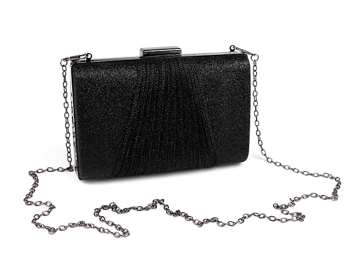 Clutch purse / Evening bag - with glitter