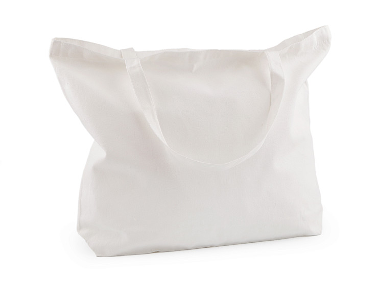 Borsa tote bag in cotone per pittura / decorazione, attività di fai-da-te, dimensioni: 49 x 40 cm