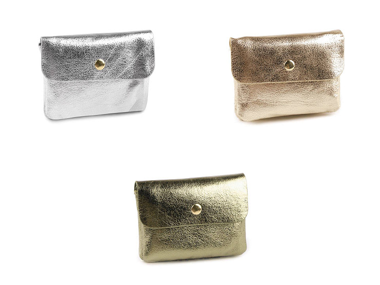 Metallic Wallet 8x11 cm