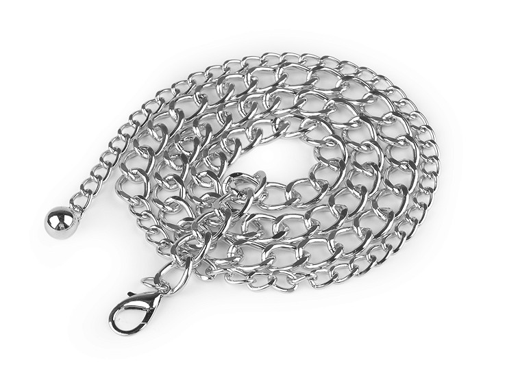 Cinturón/cadena metálica con colgante