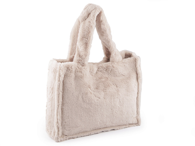 Fur handbag / purse 44x35 cm