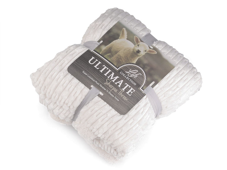 Plush Sherpa Throw 150x200 cm