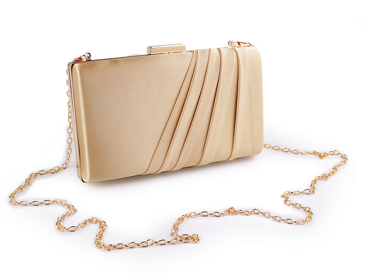 Bolso de noche tipo clutch de raso