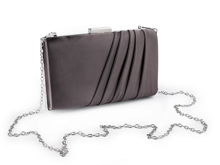 Bolso de noche tipo clutch de raso