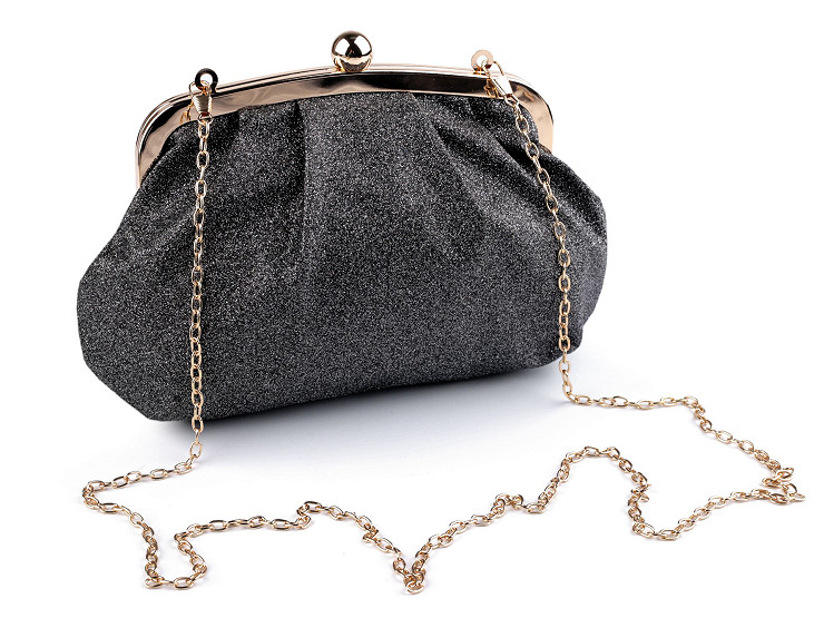 Clutch purse / Evening bag - with glitter