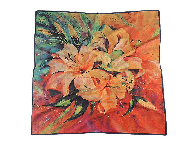 Pañuelo de raso 70 x 70 cm