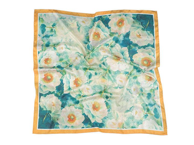 Foulard satiné, 70 x 70 cm