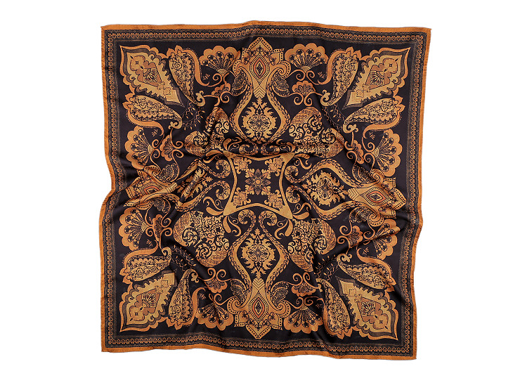 Foulard satiné, 70 x 70 cm