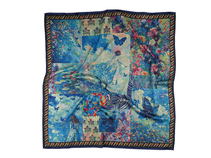 Eșarfă din satin 70x70 cm