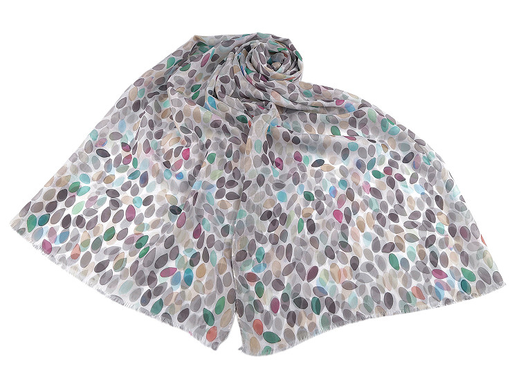 Sciarpa / scialle per il periodo estivo, dimensioni: 70 x 180 cm