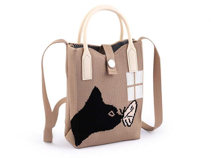 Girl's handbag / crossbody bag 12x18 cm, cat