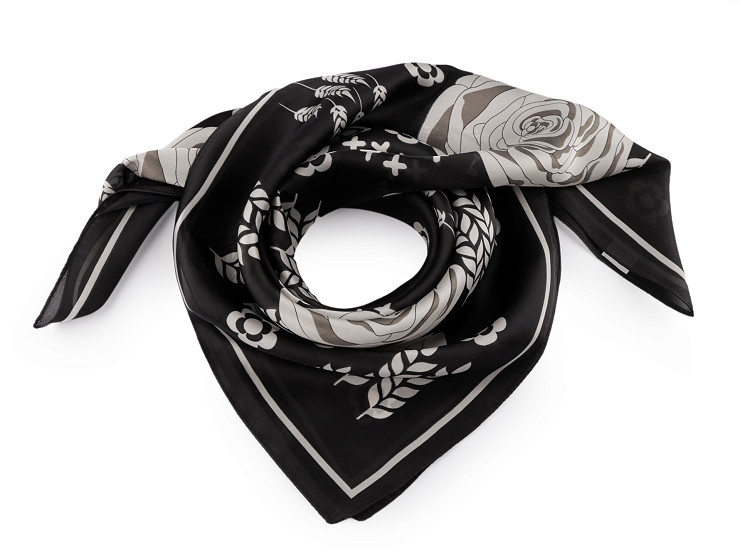 Satenski šal 70 x 70 cm