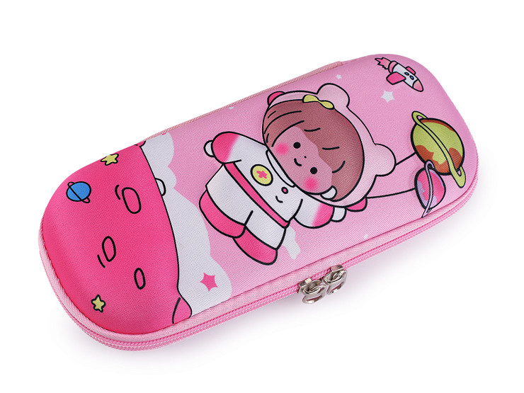 3D-Etui/Federmäppchen für Mädchen, 23 x 10 cm