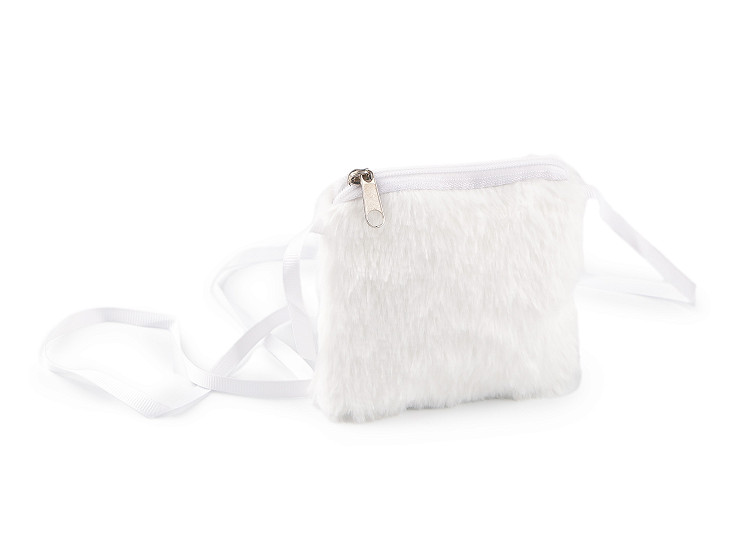 Fur purse / handbag 9x11 cm