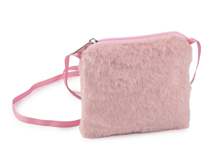 Fur purse / handbag 9x11 cm