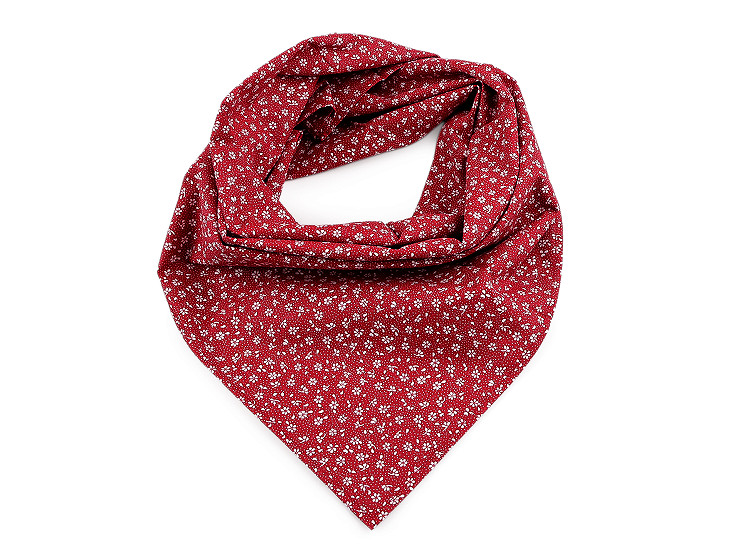 Chustka bawełniana 70x70 cm kwiatuszki 