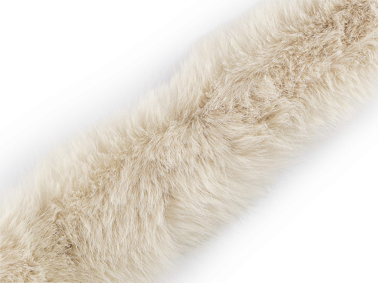 Pelliccia decorativa / cucito / abbigliamento, larghezza: 9 cm