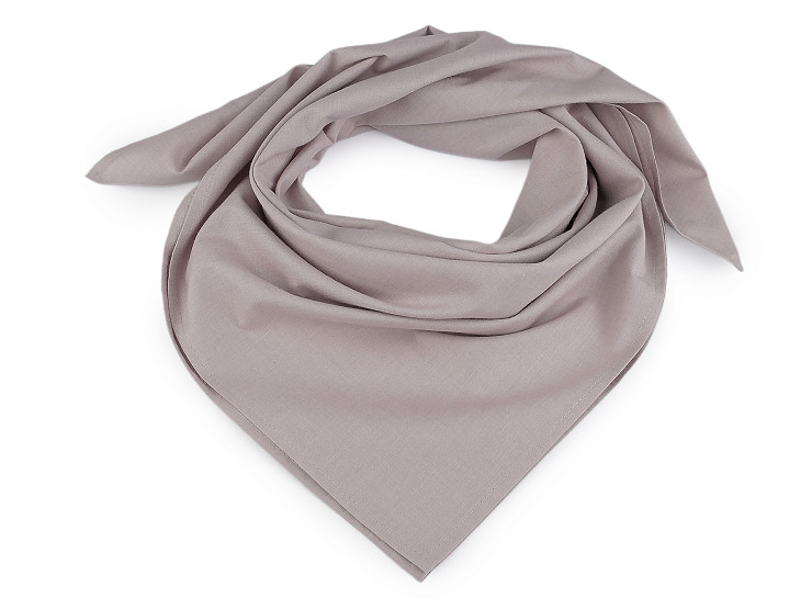 Bavlnená šatka jednofarebná 70x70 cm