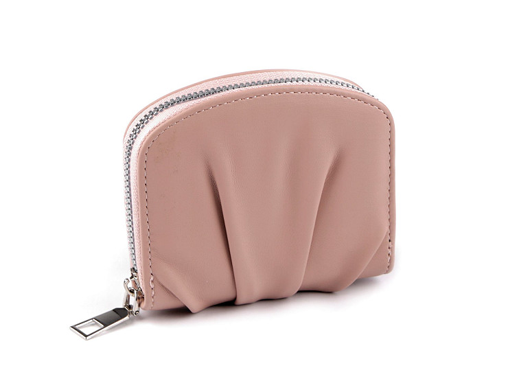 Women's pleated wallet 10x11 cm