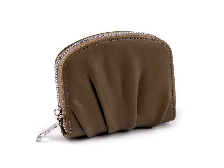 Women's pleated wallet 10x11 cm