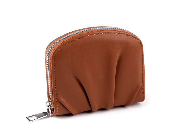 Women's pleated wallet 10x11 cm