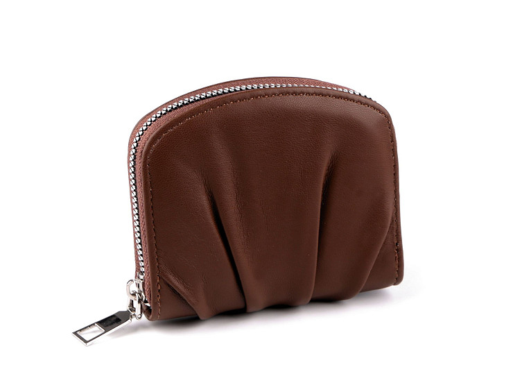 Women's pleated wallet 10x11 cm