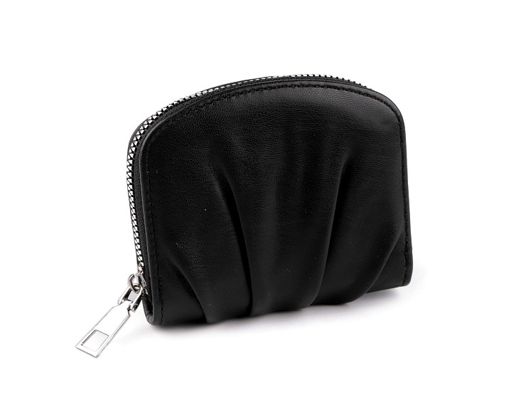 Women's pleated wallet 10x11 cm