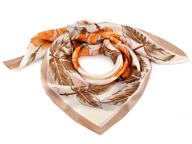 Satin Scarf 70x70 cm, Rose