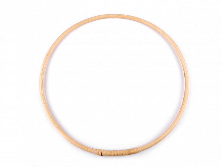 Bamboo hoop for dream catcher / for decorating Ø30 cm