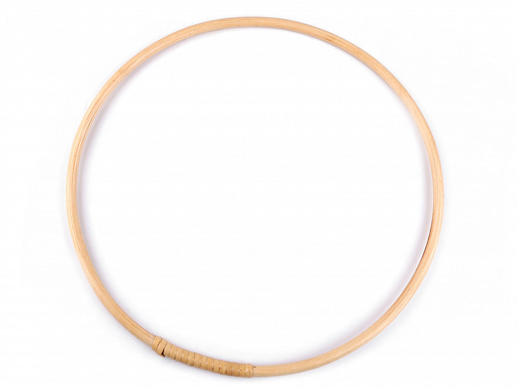 Bambusový kruh na lapač snů / k dekorování Ø35 cm