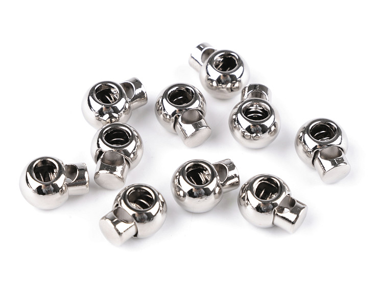 Metal cord stoppers 14x18 mm