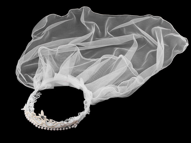  Serre-tête Couronne avec voile