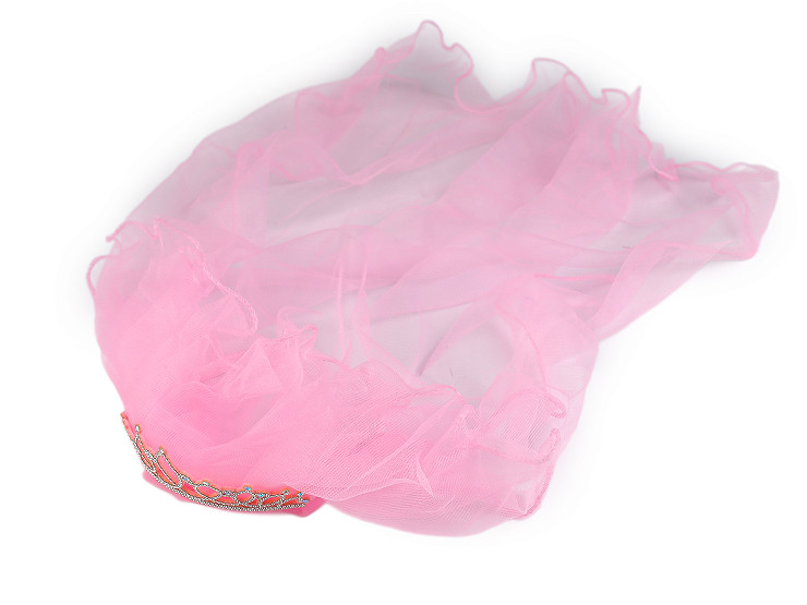 Čelenka / korunka do vlasů se závojem