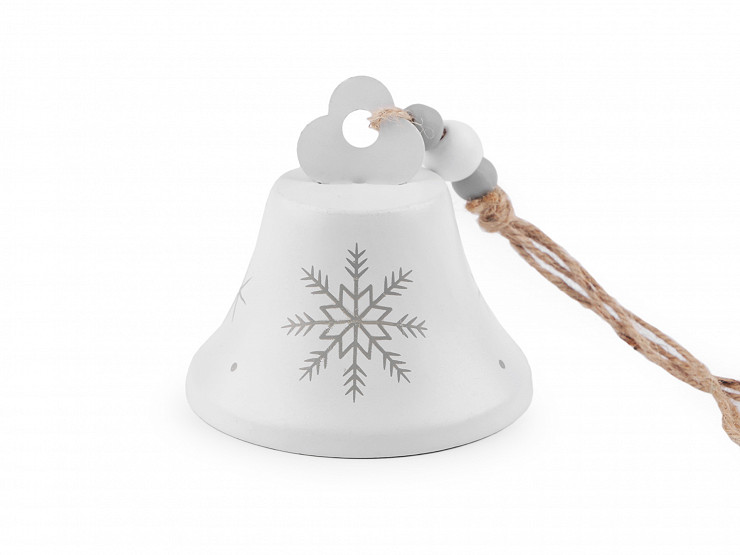 Dzwonek z śnieżynkami Ø80 mm