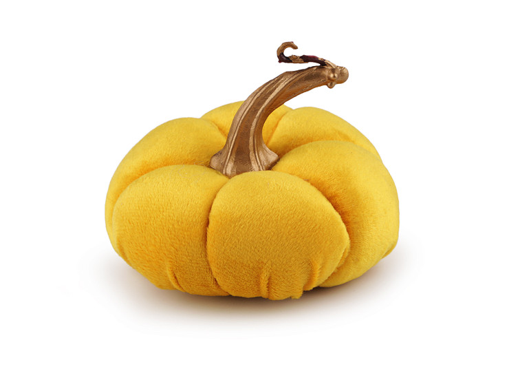 Morbida zucca di peluche artificiale, decorazioni di Halloween resistenti